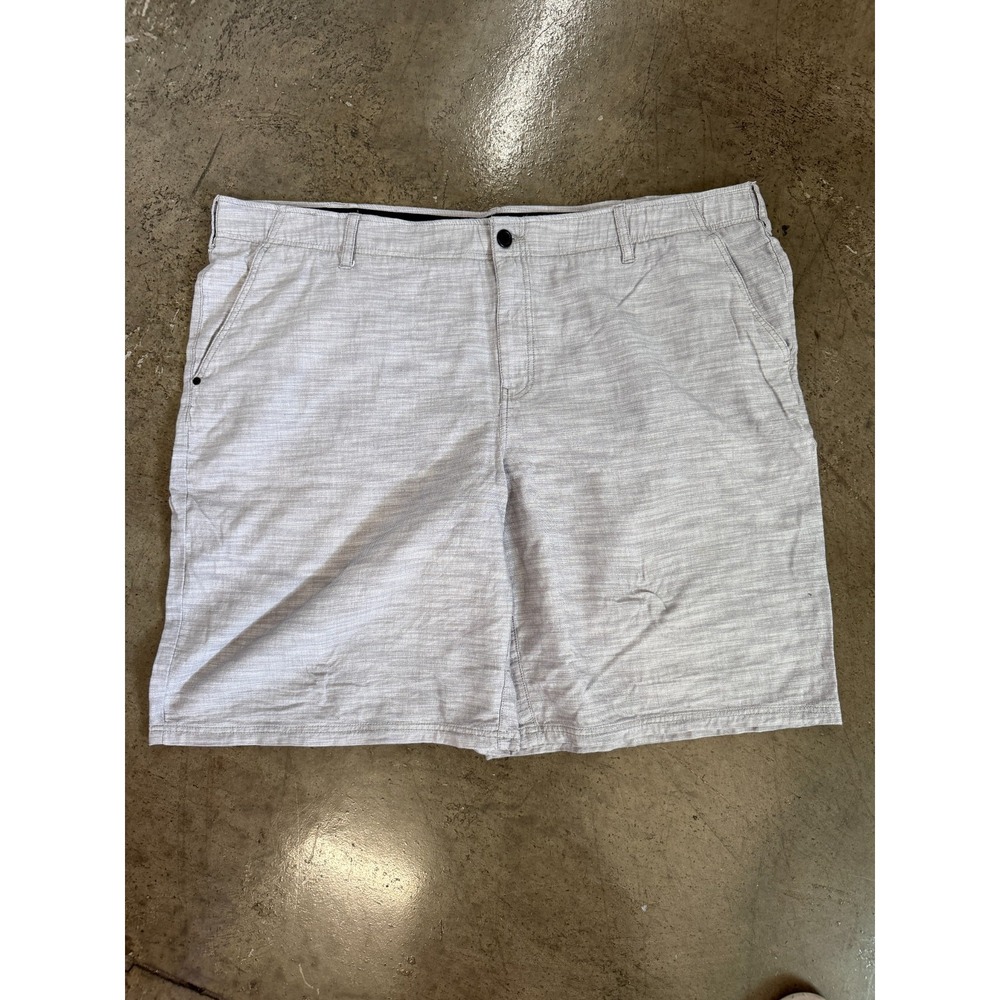 Zoo York Mens Size 50 Gray Flat Front Shorts Cotton Spandex Big & Tall 0053